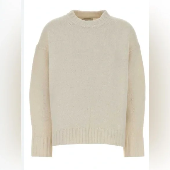 Loulou Studio Canillo ecru Crew-Neck Jumper XS